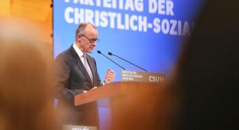 Merz verteidigt auf CSU-Parteitag Koalition mit SPD