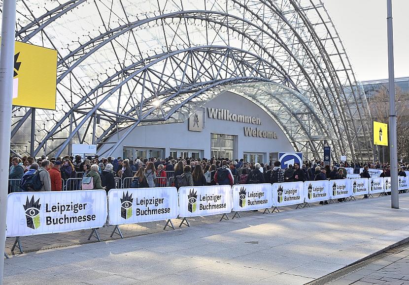 Leipziger Buchmesse für Besucher geöffnet