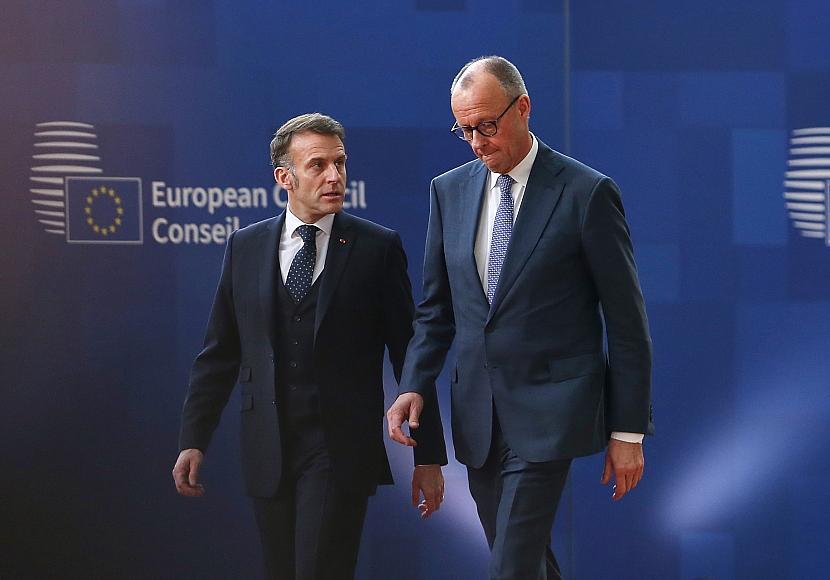 Merz und Macron demonstrieren beim EU-Gipfel Geschlossenheit
