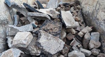 Weniger Bauabfälle aufbereitet