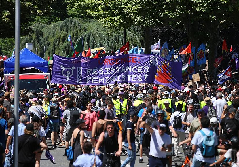 Tausende bei Anti-G7-Protest in Genf
