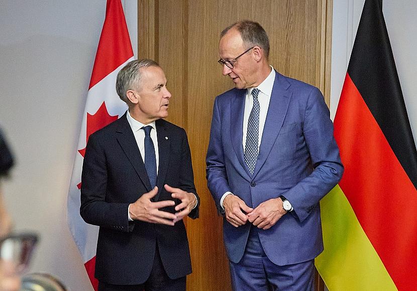 Merz startet letzten G7-Gipfeltag mit Treffen mit Carney