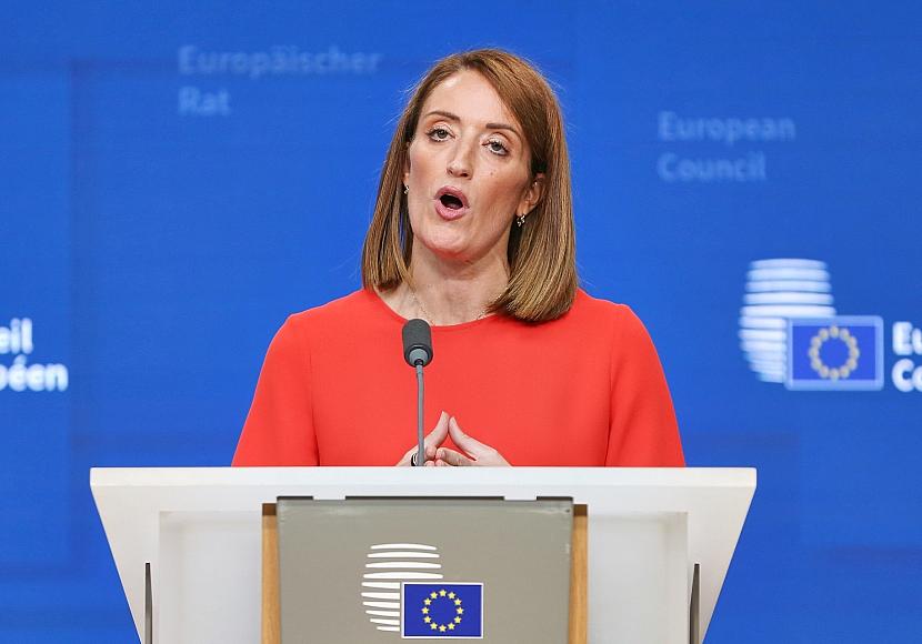 Metsola drängt auf eigene Einnahmequellen für EU-Haushalt