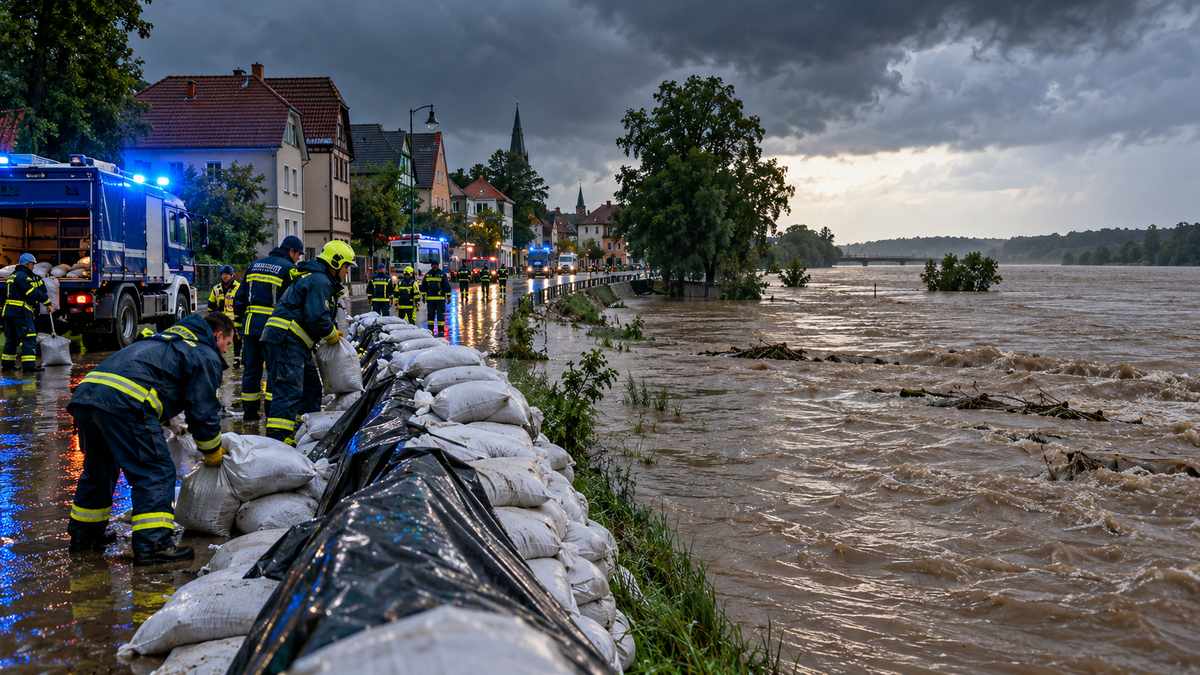 Bild zum Artikel: Höchste Warnstufe in Deutschland ausgerufen - Überflutungen drohen